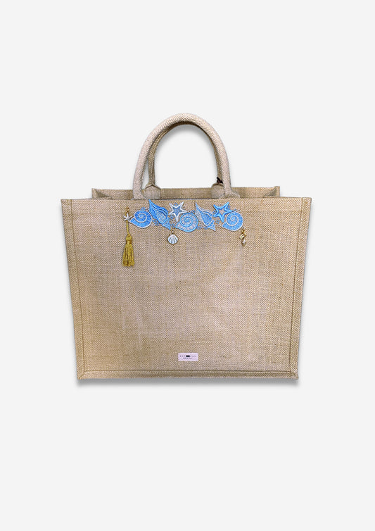 ELY LIGHT BLUE MARINA BIG BAG